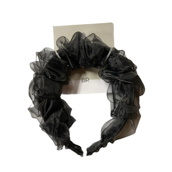 BP Black Wrap Ribbon Headband | Ribbon | Set of 5 - Picture 3 of 3